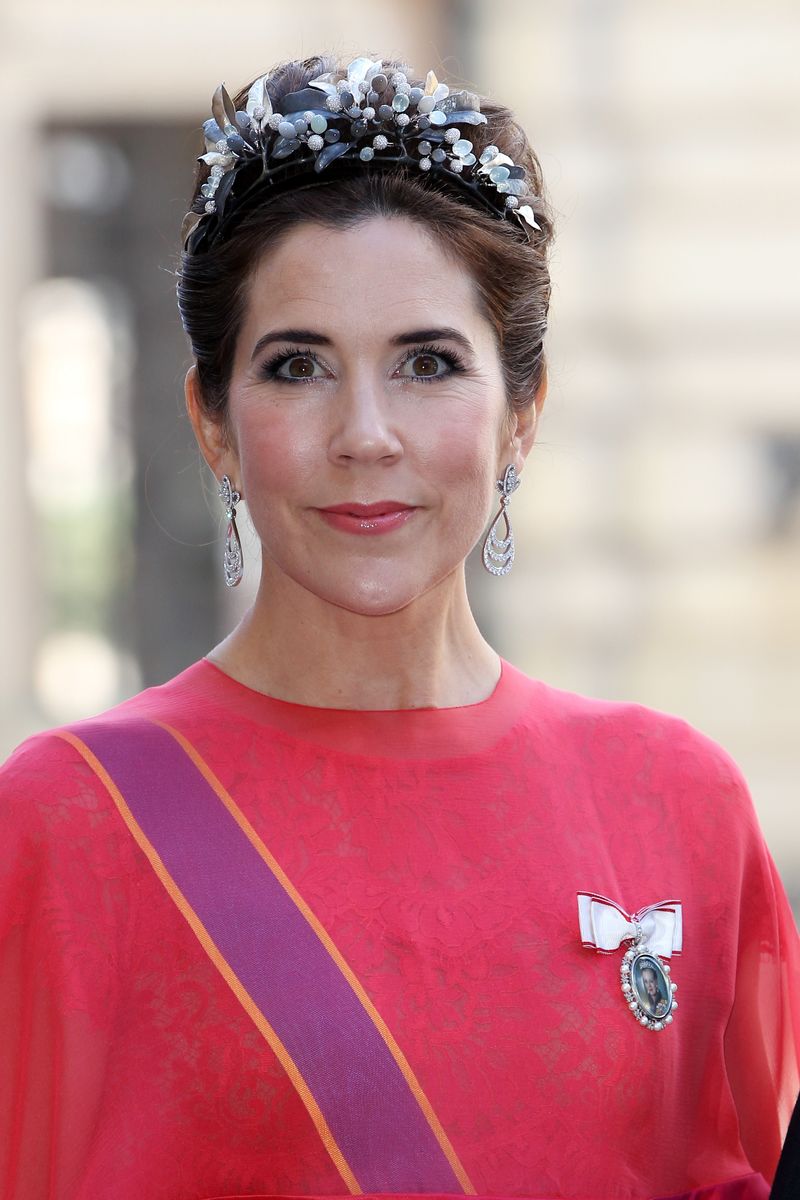 Queen Mary dazzles in the Midnight Tiara, one of Denmark's most iconic royal jewels and part of the state-owned Crown Jewels that cannot leave the country.