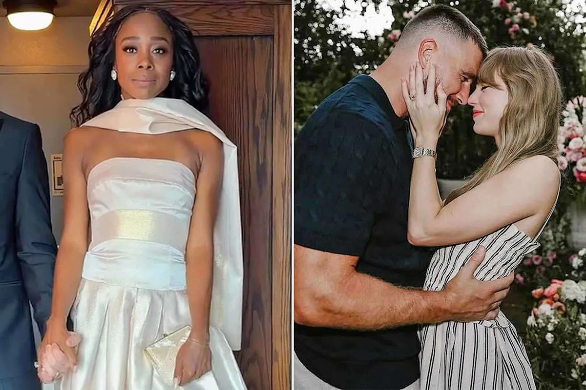 Husband of Taylor Swift’s Backup Dancer Shuts Down Critics Saying She Wore a White Dress to Singer’s Wedding