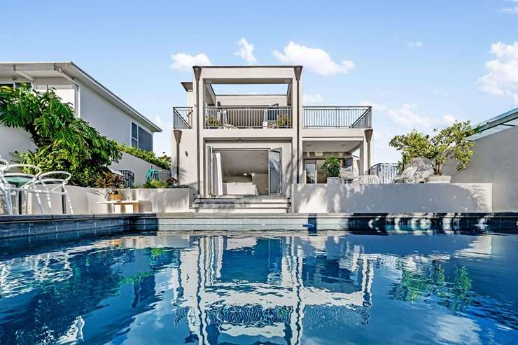 The Concrete Penguin at 8 The Rise, St Heliers, Auckland, is one of the biggest private homes in the city's Eastern Bays. Photo / Supplied