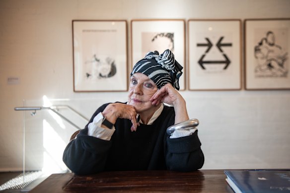 Wendy Whiteley believes her former husband would have been happy to see the work done on his studio. 