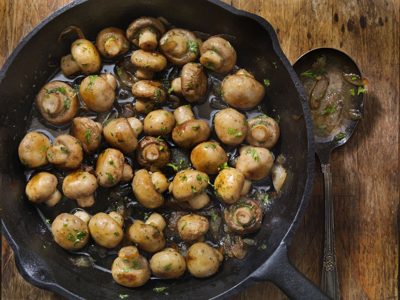 Cooking mushrooms for a short time can improve their antioxidant content.Credit: LauriPatterson / Getty Images