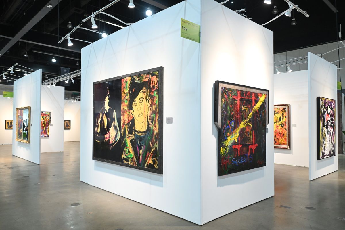 Stallone recently showcased six decades of artwork