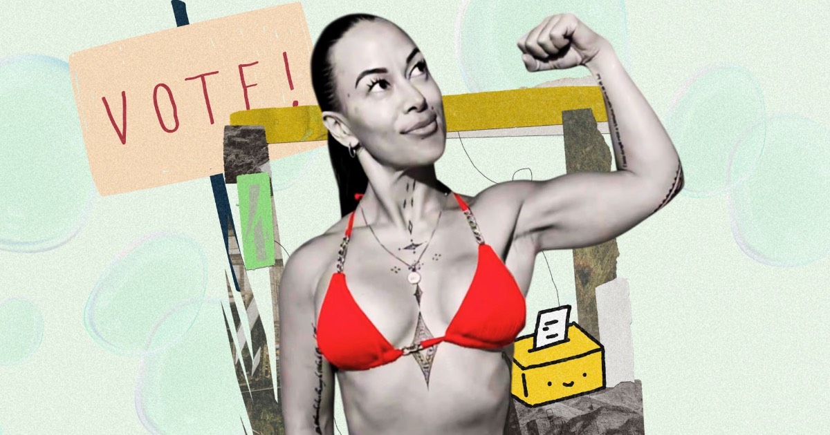 The Green Party candidate deploying bikini ‘thirst traps’ to get young men to vote