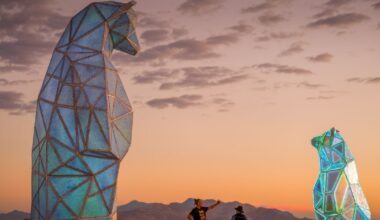 Gowanus Gets Two Giant, Glowing Bear Sculptures by Jen Lewin