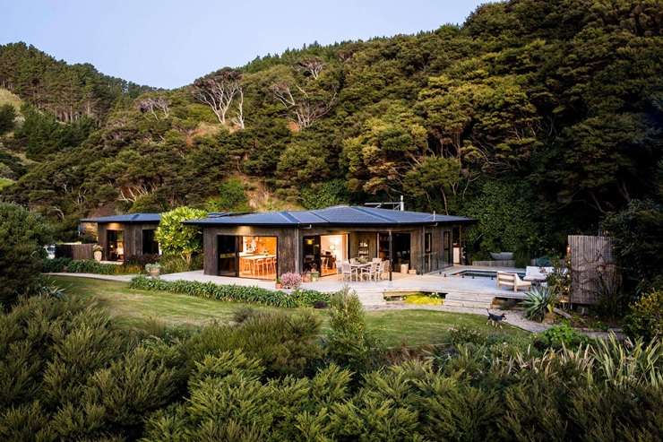 The famed treehouse Airbnb for sale is part of a larger off-grid property for sale in Raglan. Photo / Supplied