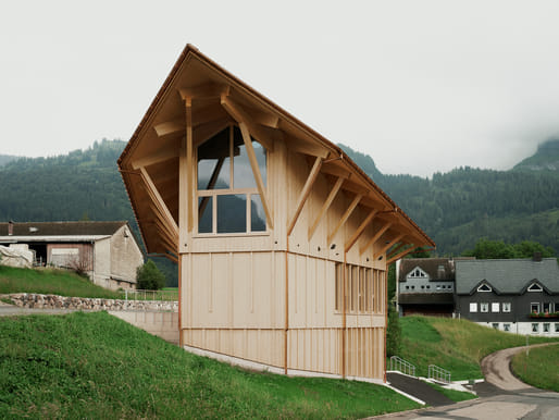 GOLD AWARD Public Buildings: Peter Roth Resonance Centre in Wildhaus, Switzerland, by Graber Pulver with Martina Hauser. Photo: Ladina Bischof