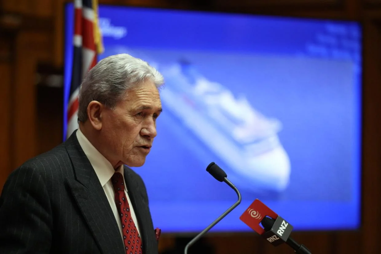 ‘Snivelling wokesters’ won’t like this, says Winston Peters, as he names future ferries - Stuff