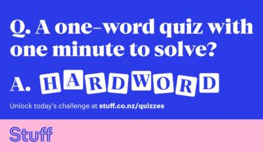 Stuff Quiz: The Really Hard Word: July 18, 2026 - Stuff