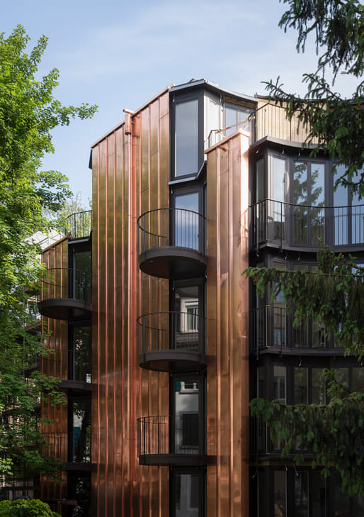 GOLD AWARD Residential Multi-Family: Milchbuck Apartment Building in Zurich, Switzerland, by EMI Architekt*innen. Photo: Roland Bernath