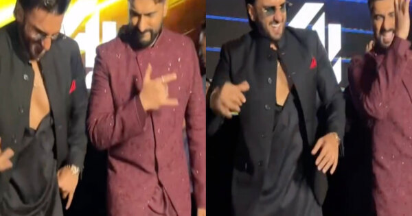 Ranveer Singh, Arjun Kapoor groove to 'Tune Maari Entriyaan' at Anshula Kapoor's reception bash