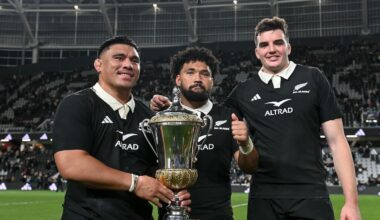 All Blacks v France: Jamie Hannah, Fehi Fineanganofo react to making test debuts