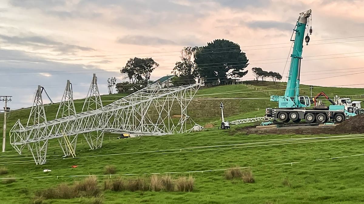 Northland iwi leaders push Transpower class action over pylon collapse