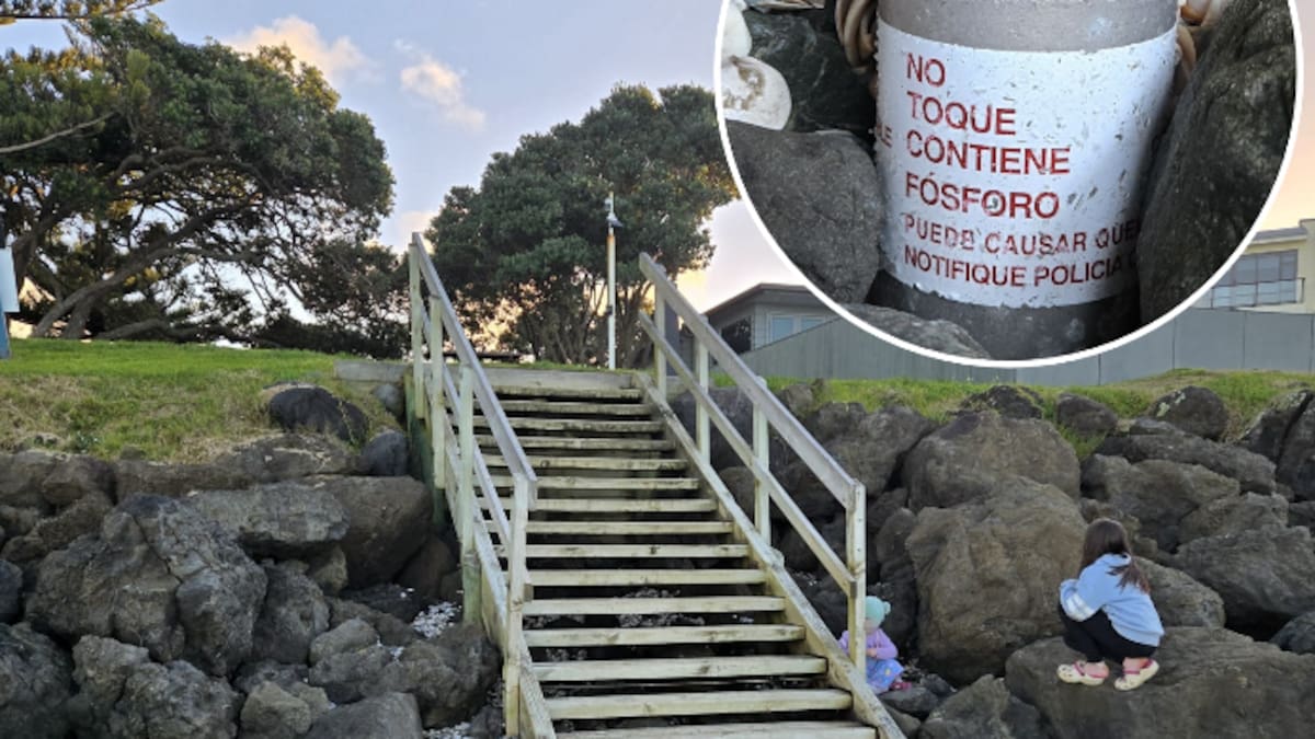 Ordnance discovered by Whangārei 12-year-old safely detonated at Ōrewa Beach