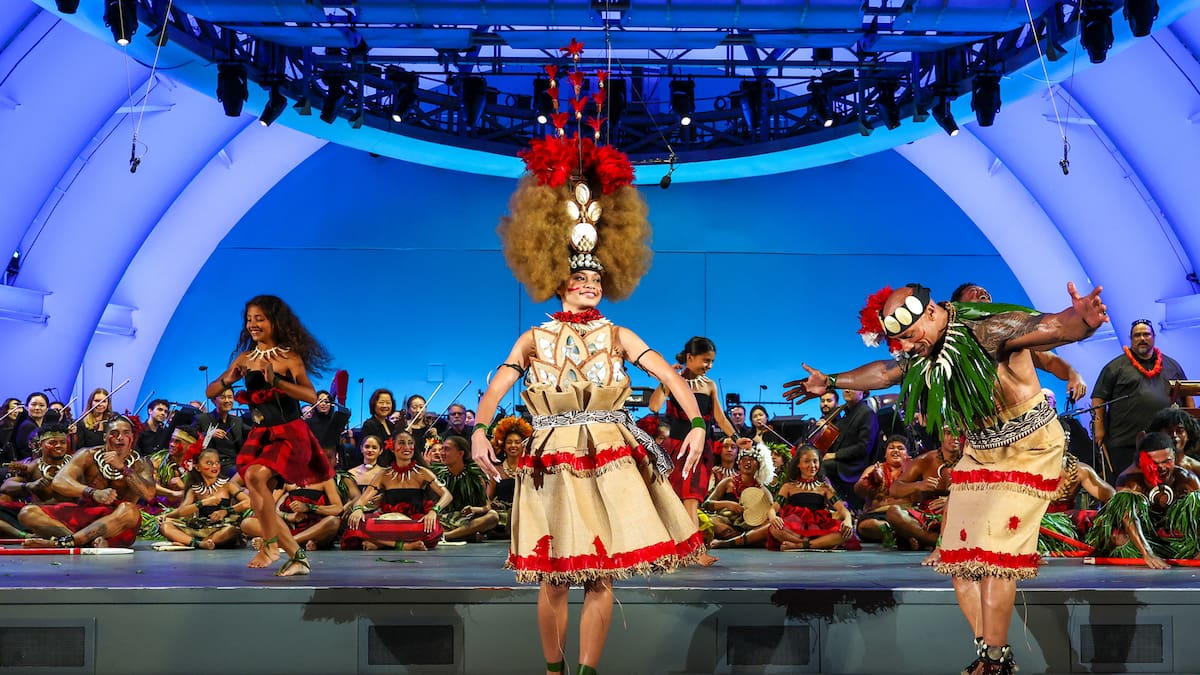 Disney’s Moana: Dwayne Johnson shows off Samoan pride in cultural attire at world premiere