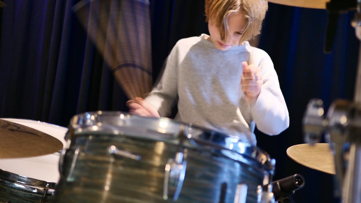 Waikato child drummer Indy Thomson, 10, takes family rock band on tour