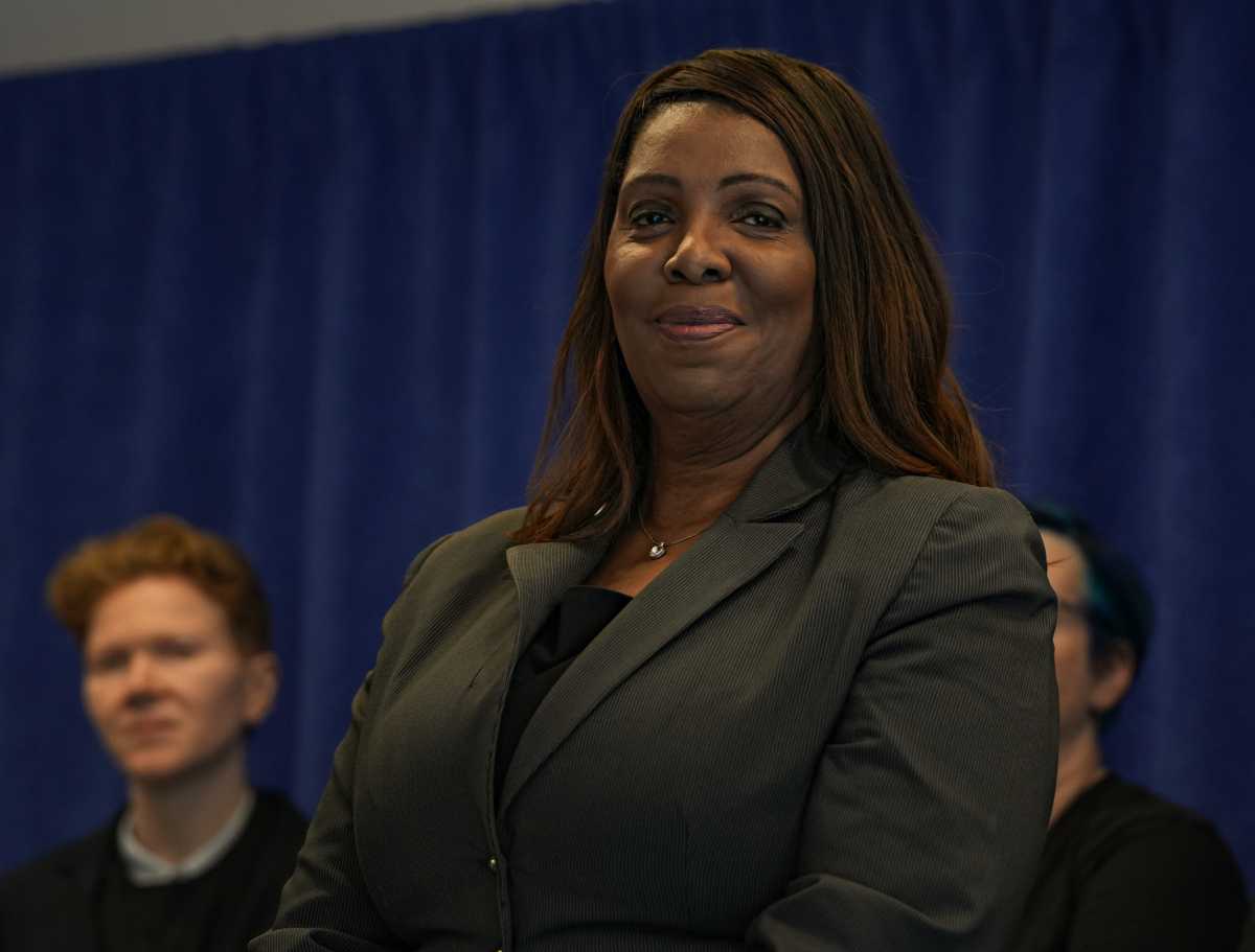 New York Attorney General Letitia James. 