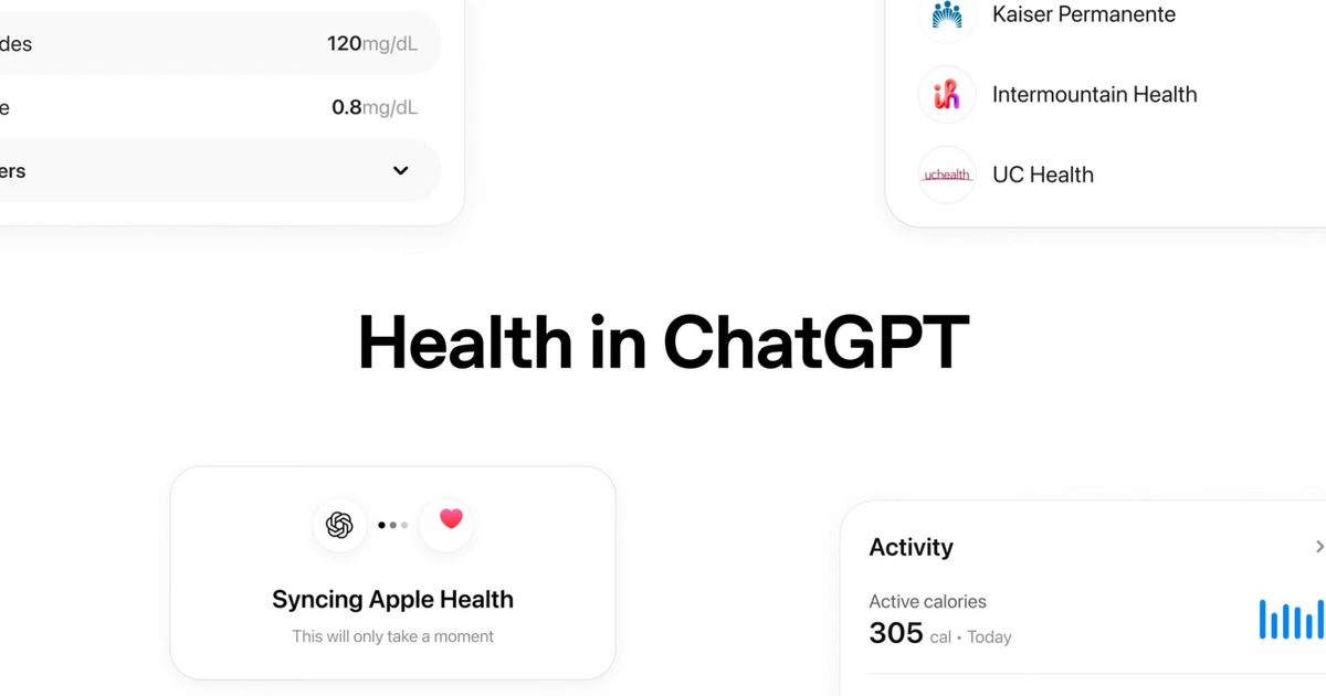 ChatGPT can now connect to your Apple Health data to give more personalized health answers