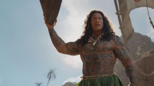 Dwayne Johnson (and wig) in