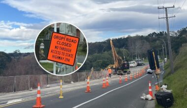 Tauranga traffic delays hit motorists as Ōropi Rd slip repairs continue
