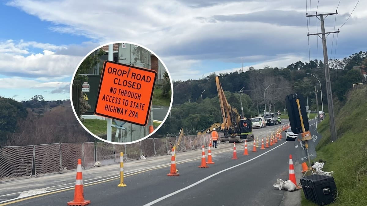 Tauranga traffic delays hit motorists as Ōropi Rd slip repairs continue