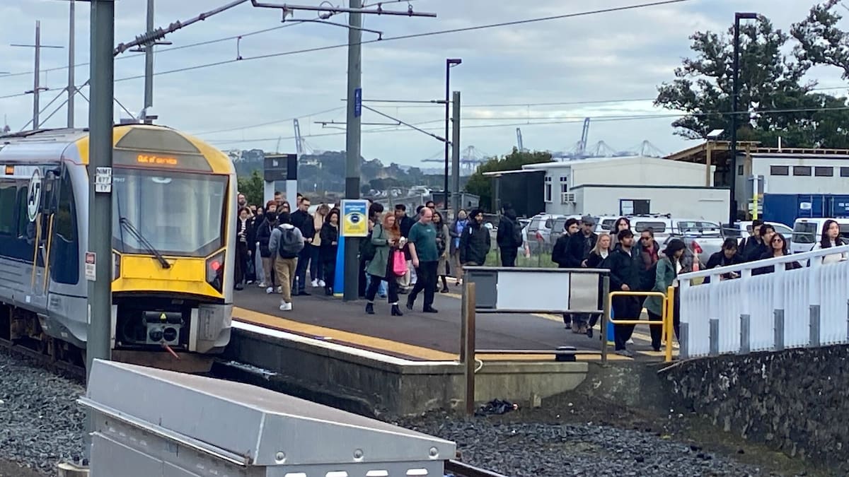 Train services resume into Auckland CBD after false fire alarm at Waitematā Station