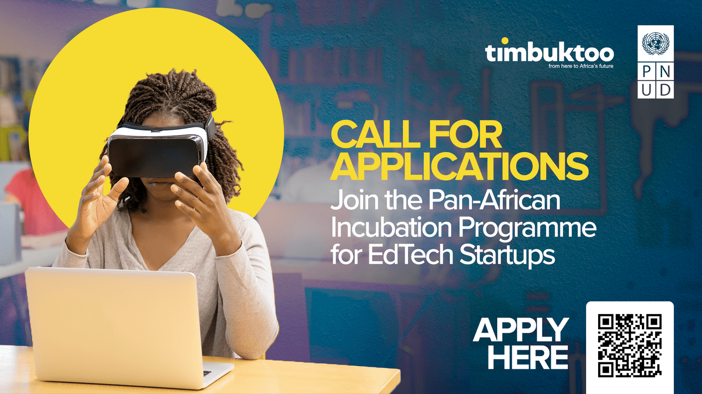 UNDP Opens Applications for timbuktoo EdTech Hub to Support African Education Technology Startups 2026