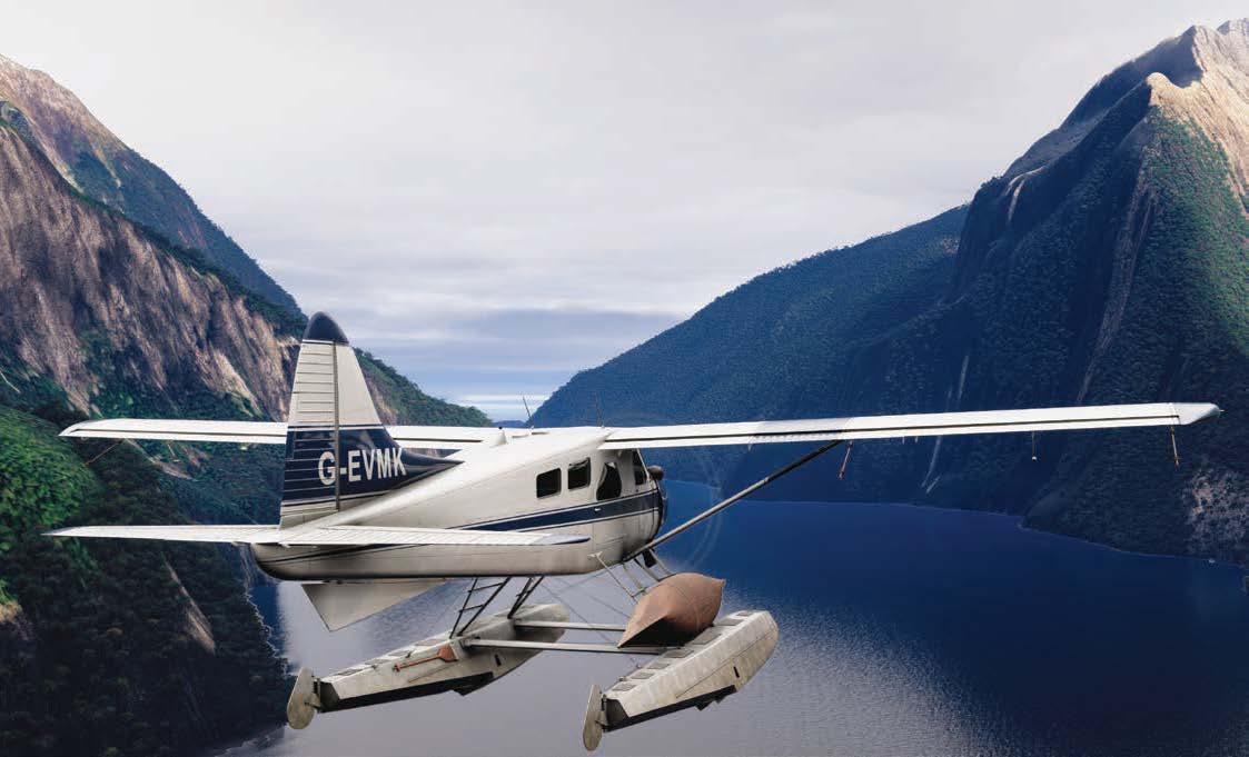 The approach into Martins Bay Aerodrome is a fun challenge with little room for error. [Credit: Sean Siff/MSFS2024]