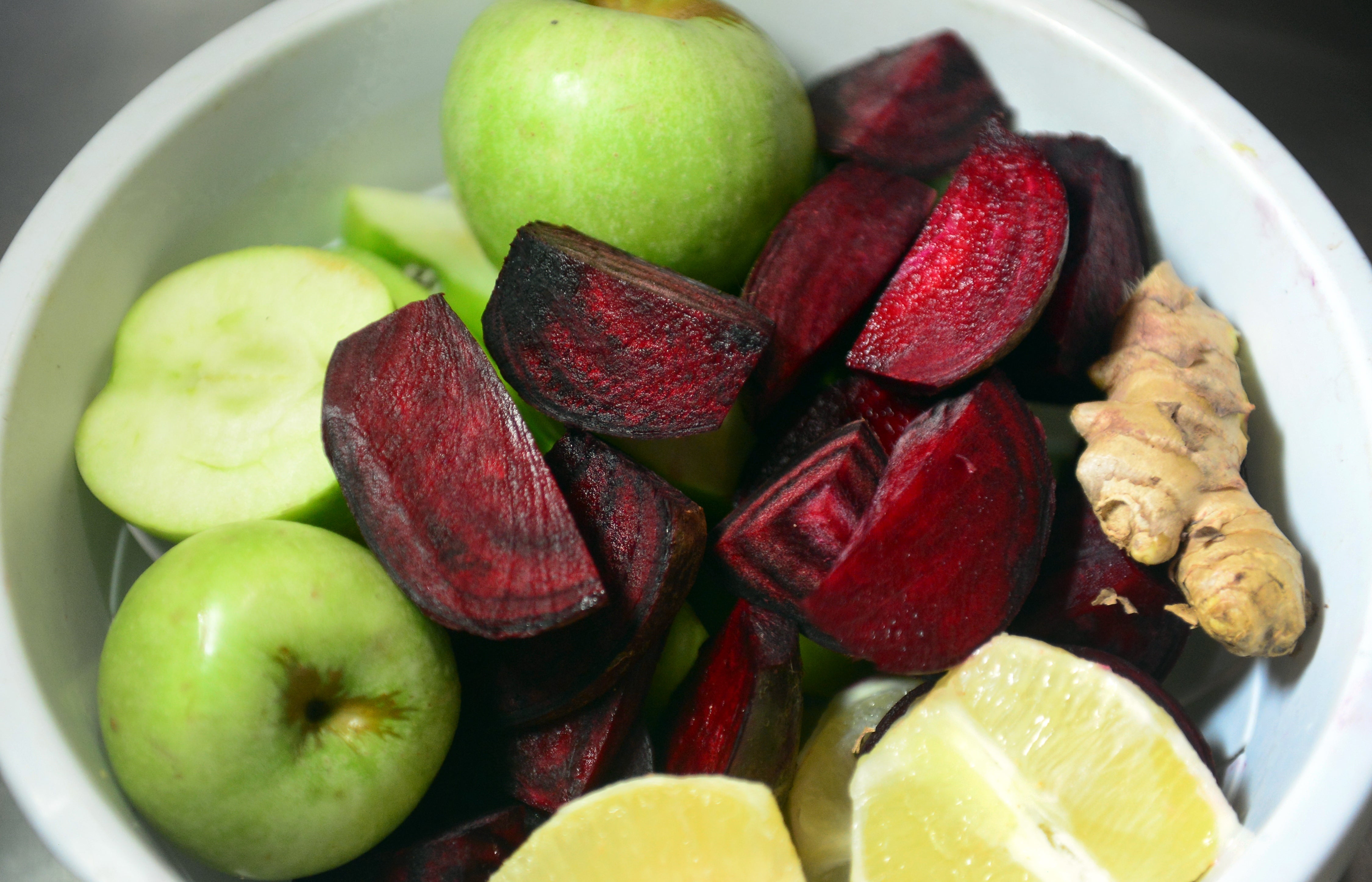 Fruit and vegetables that make a beverage called 'The Rejuvenator'