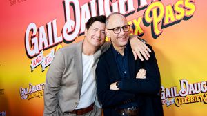 LOS ANGELES, CALIFORNIA - JUNE 23: (L-R) Ken Marino and David Wain attend the Los Angeles premiere of Sony Pictures Classics "Gail Daughtry And The Celebrity Sex Pass" at AMC The Grove 14 on June 23, 2026 in Los Angeles, California. (Photo by Savion Washington/Getty Images)