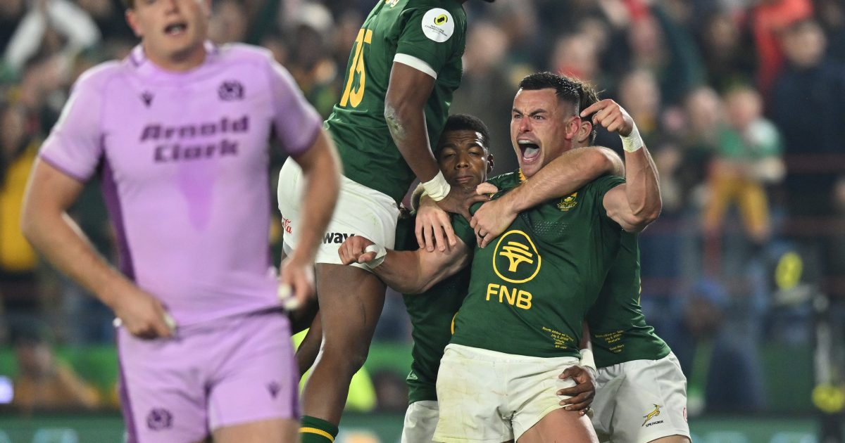 South Africa pushed all the way in Pretoria by Scotland