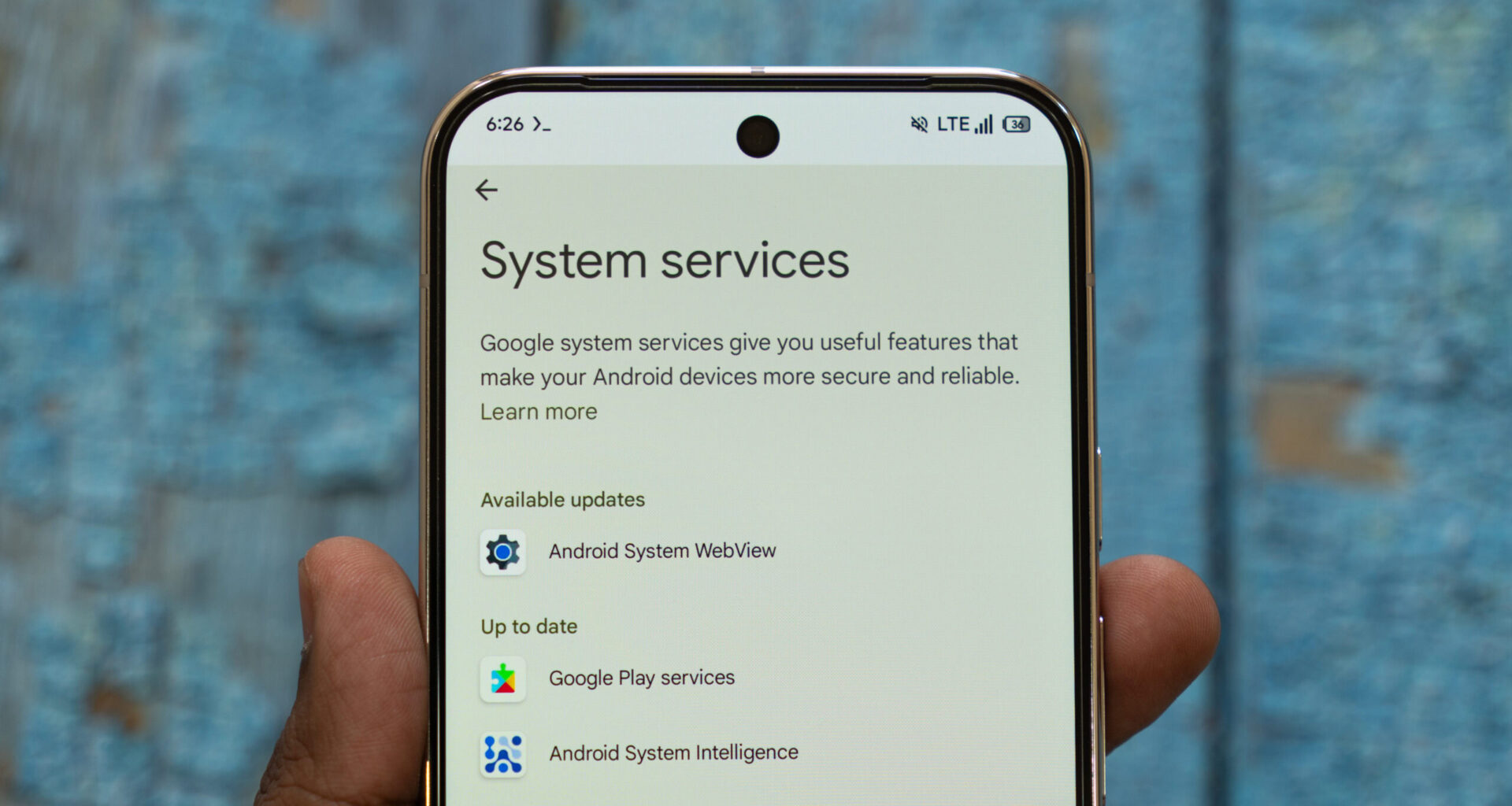 Google Play Services System Services