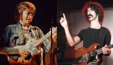 LEFT: "One to One" Concert - 8/30/72 At the request of Geraldo Rivera, shortly after the release of his album "Sometime in New York CIty, agreed to headline two charity concerts to benefit the Willowbrook Home, a facility for learning disabled children. The event was called "One To One", both concerts were filmed and recorded, with excerpts broadcast on ABC. RIGHT: Frank Zappa in his studio 1974 in Los Angeles, California..