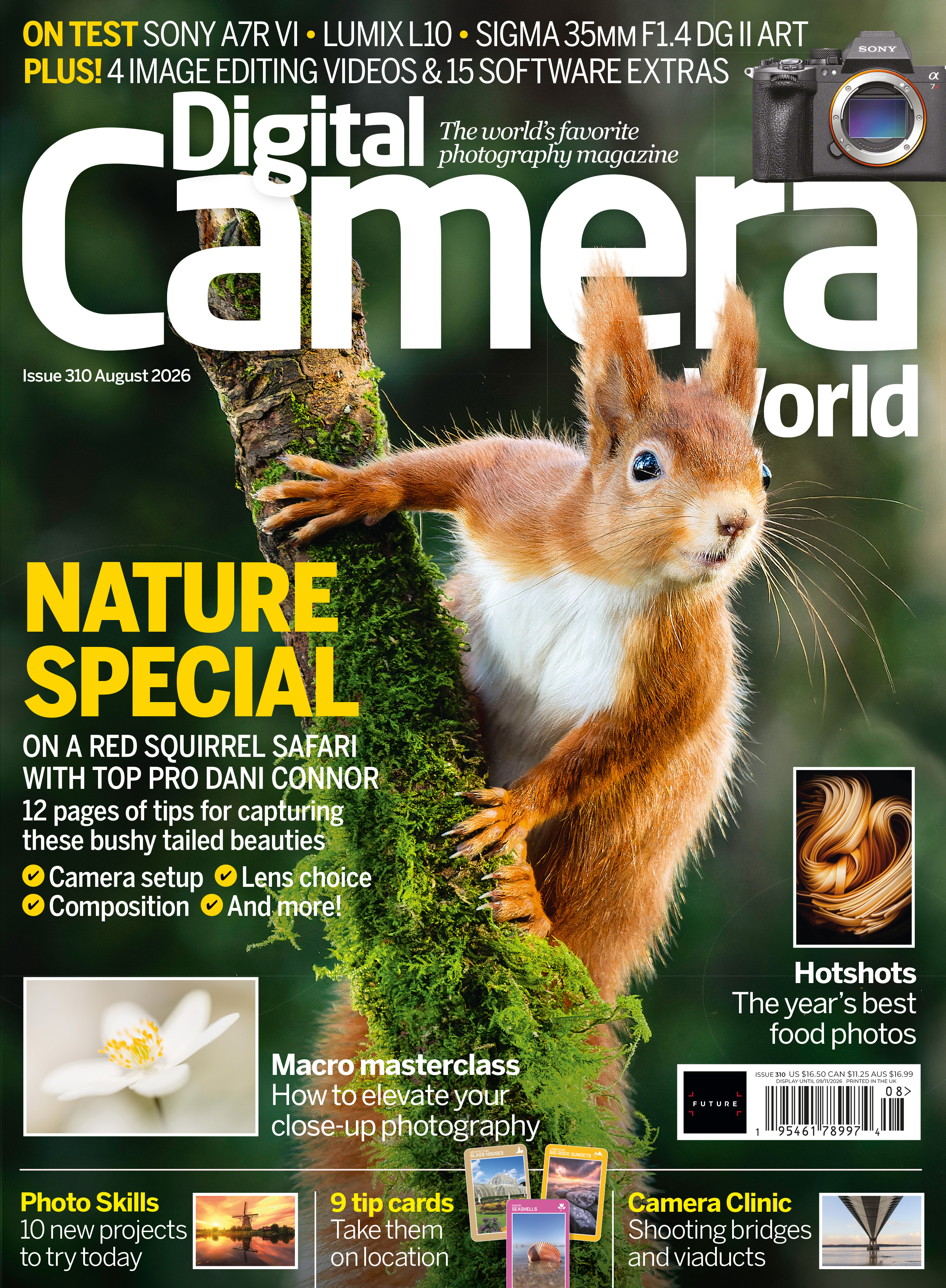Photo of the front cover of issue 310 (August 2026) of Digital Camera World magazine