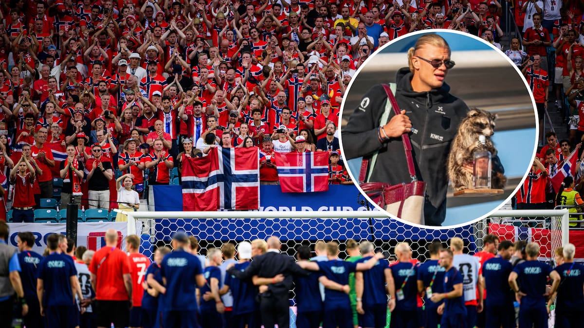 Fifa World Cup: Norway fans perform one last ‘Viking row’ as Erling Haaland returns with stuffed raccoon