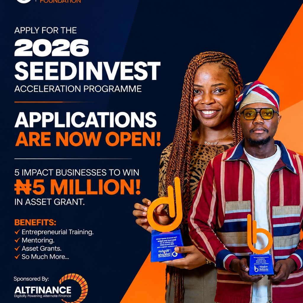 Call For Applications: SEEDINVEST Acceleration Program 2026 for Nigerian