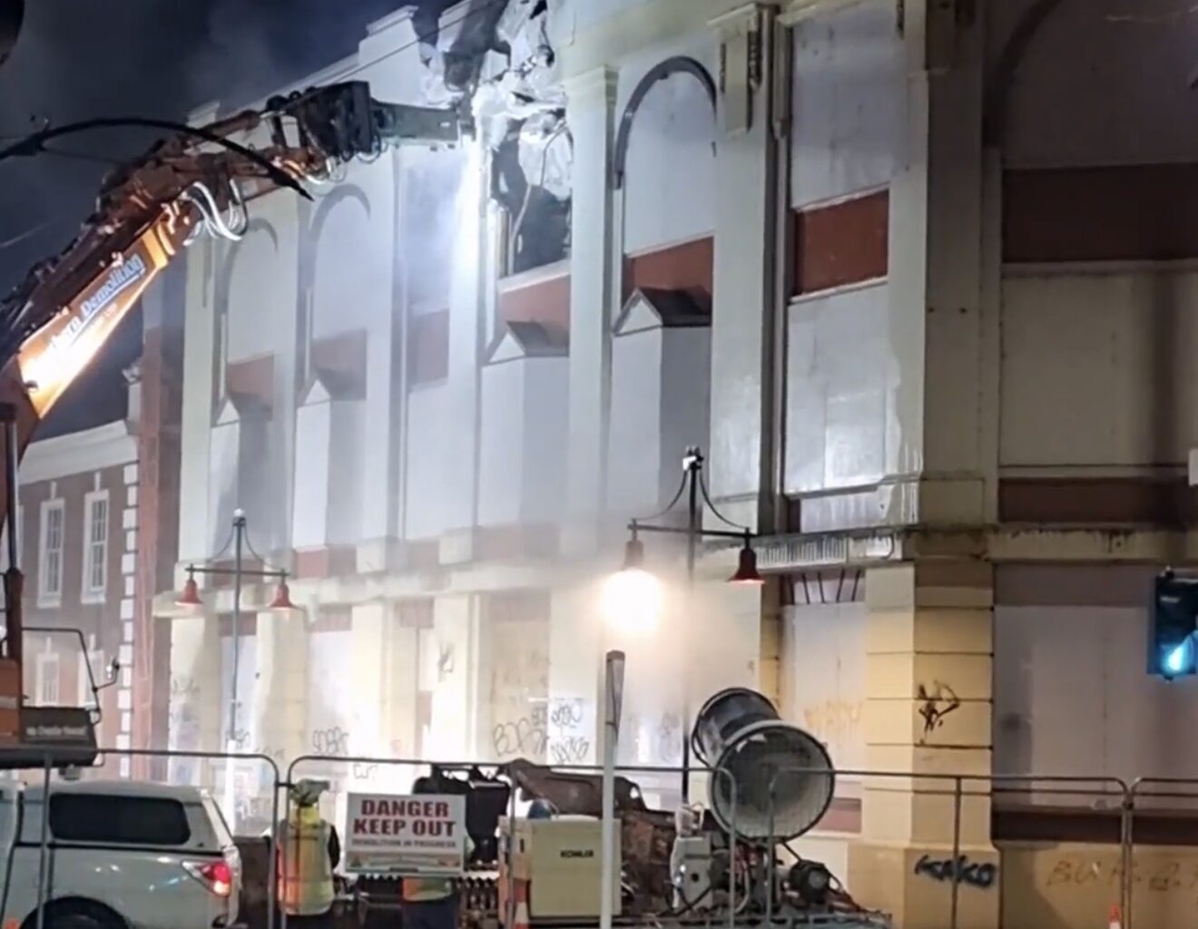 Iconic Harley Chambers demolished in central Christchurch overnight