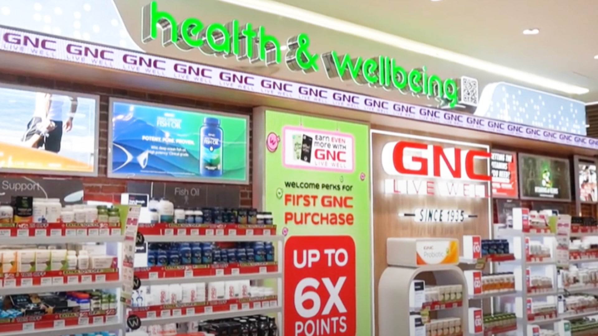 At the moment, GNC's products are exclusively sold in health and beauty retailer Watsons in the Singapore market.