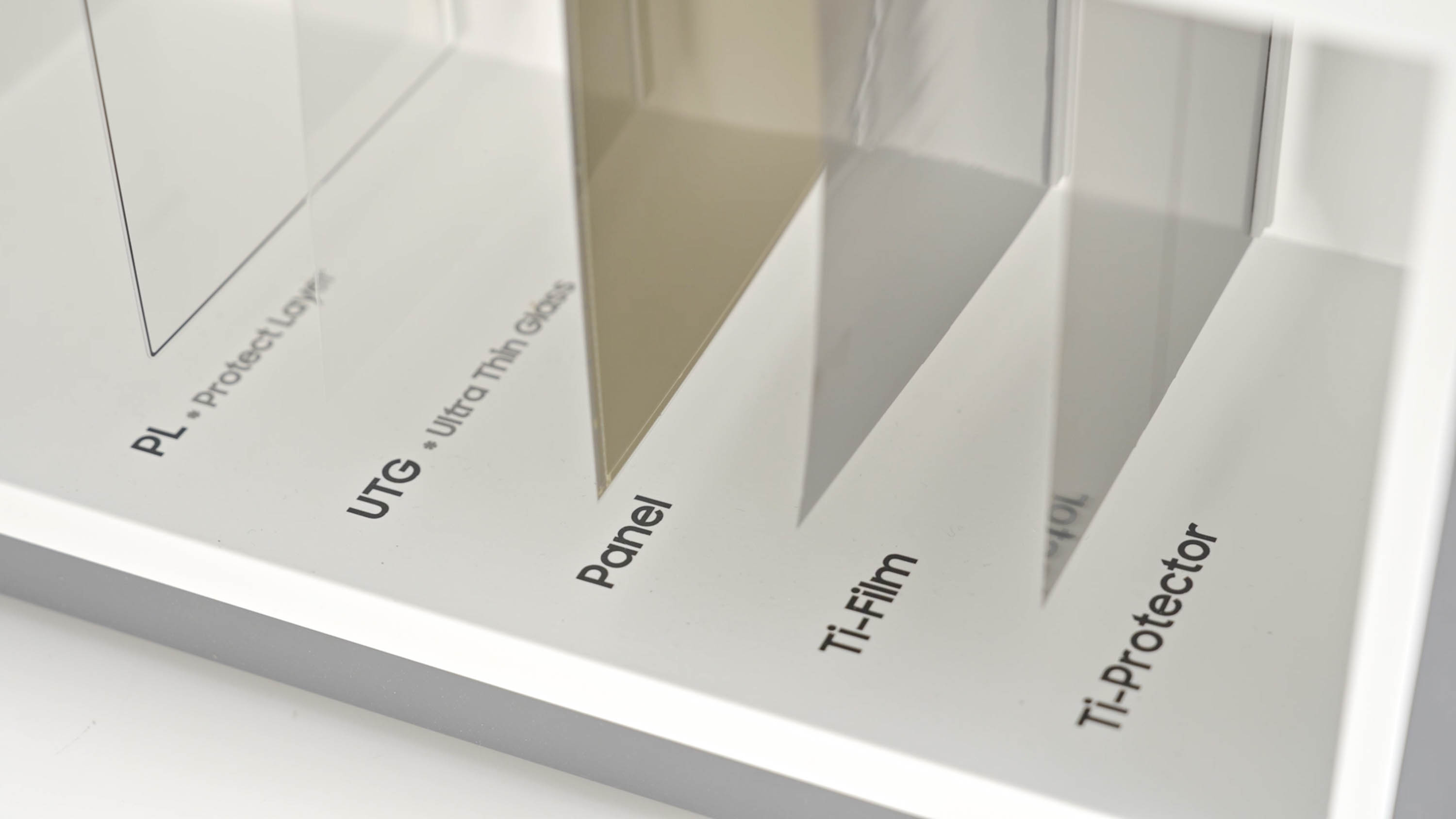 Samsung Flex Titanium display