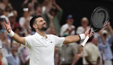 Novak Djokovic survives Wimbledon’s longest quarter-final to book Jannik Sinner blockbuster