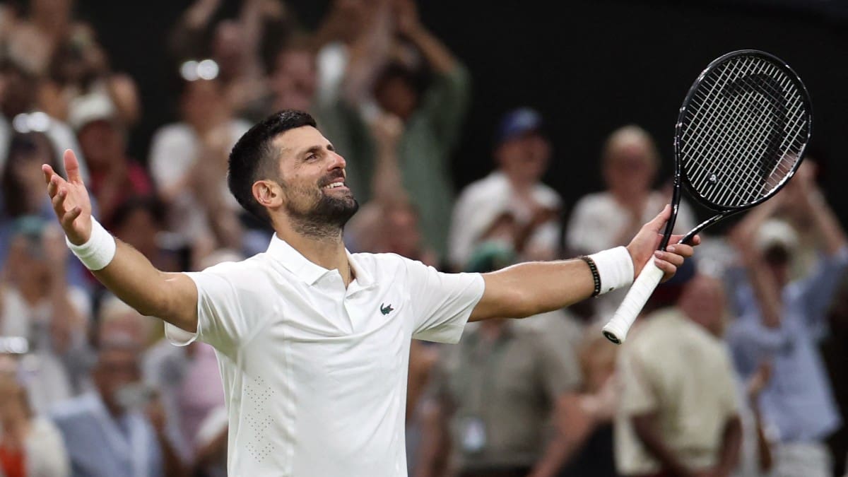 Novak Djokovic survives Wimbledon’s longest quarter-final to book Jannik Sinner blockbuster