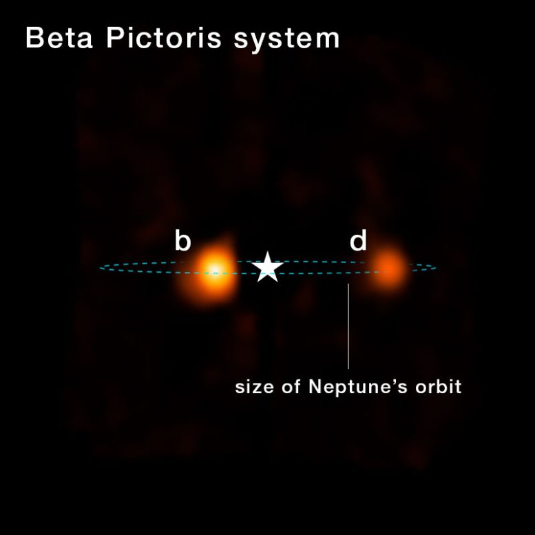 James Webb Image of Beta Pictoris D
