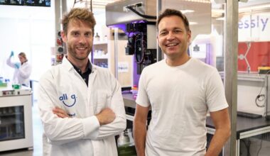 Dr. Jared Raynes (CSO) and Jan Pacas (founder and CEO), All G. Image credit: All G
