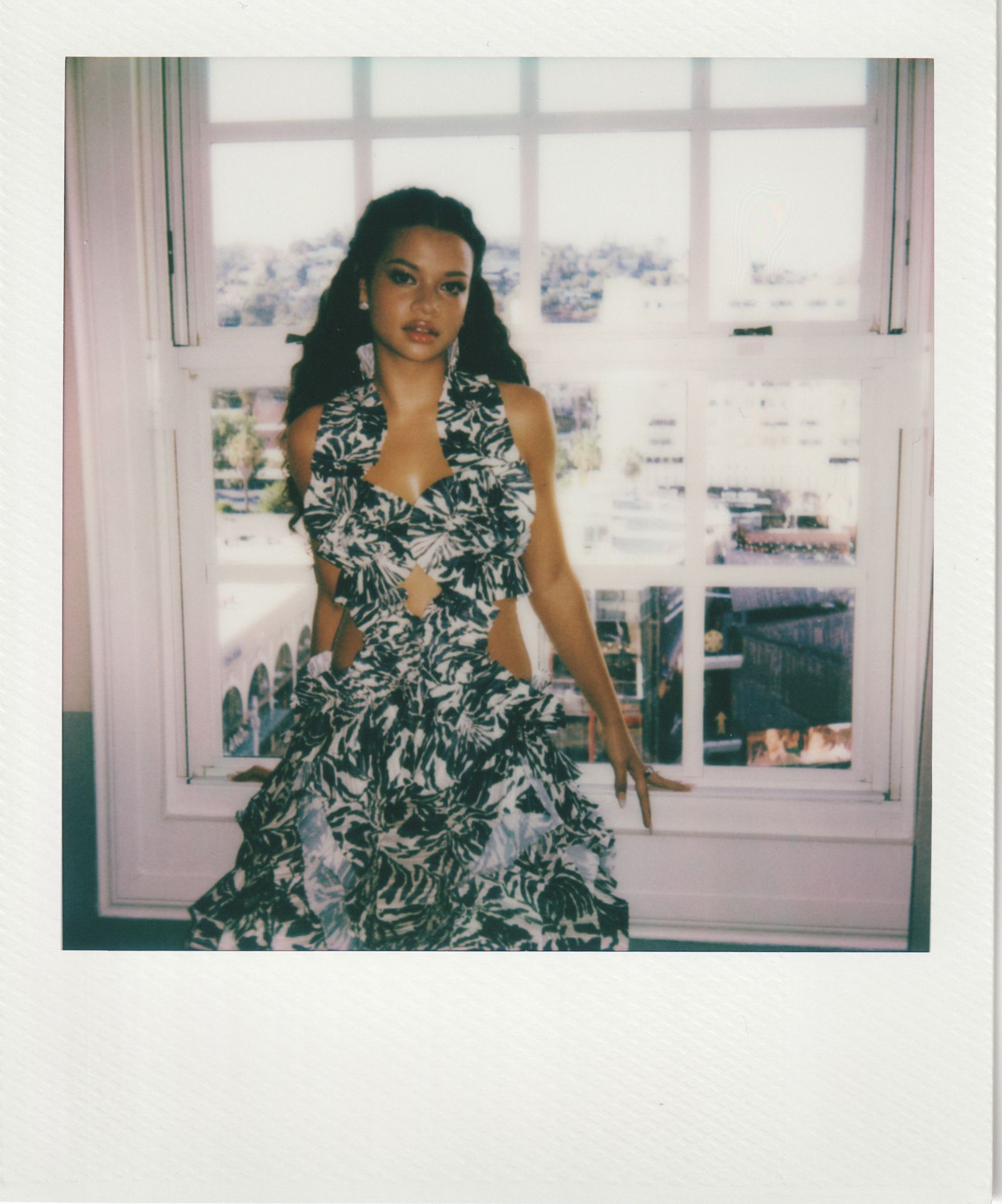 A polaroid of Catherine Laga'aia.