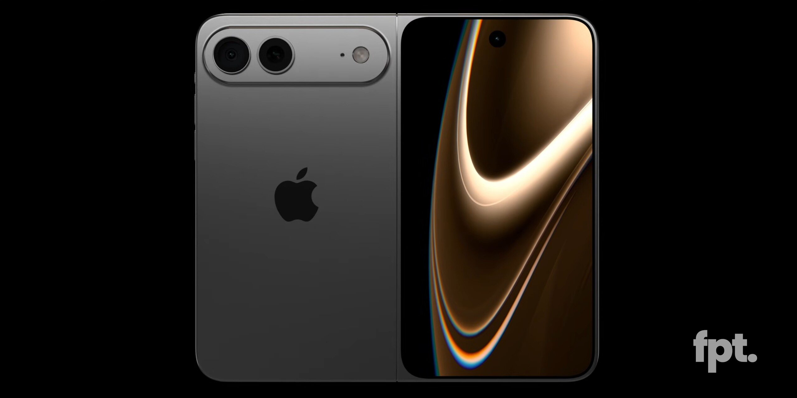 Leaked iPhone Fold renders by FrontPageTech (1) Leaked iPhone Fold renders by FrontPageTech (1)