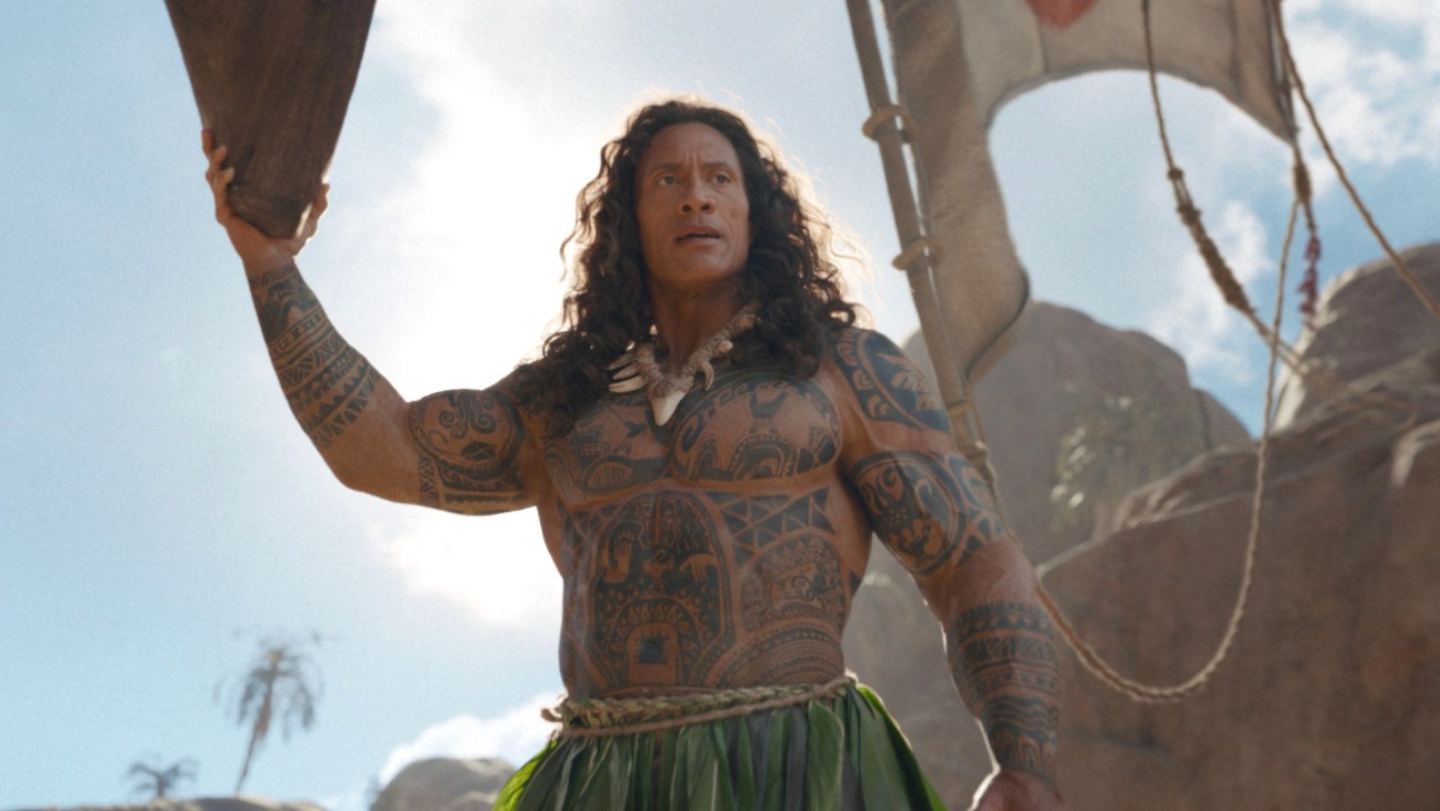 Dwayne Johnson in Disney's live-action 'Moana'
