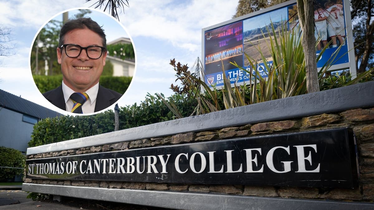 St Thomas of Canterbury College future fears: Christchurch school’s principal Steve Hart pays tribute to community that helped save his life