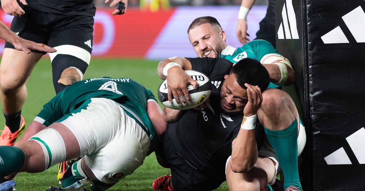 All Blacks beat Ireland with plenty to spare at Eden Park fortress – The Irish Times