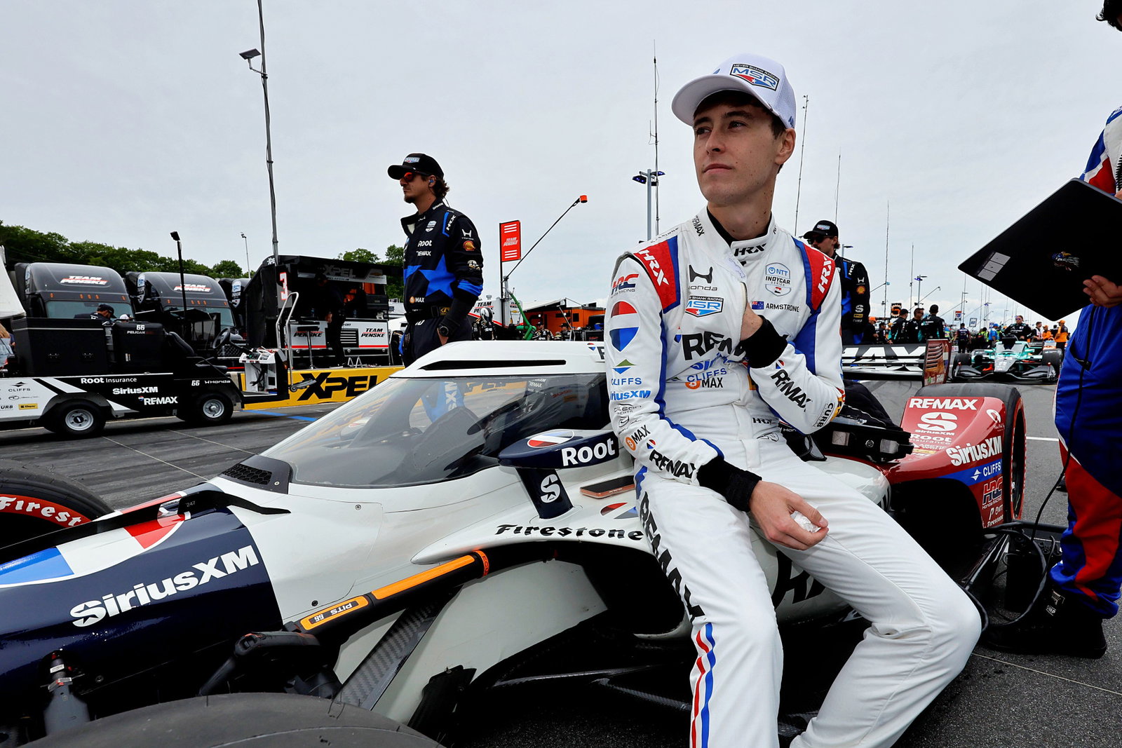 Meyer Shank Racing driver Marcus Armstrong.