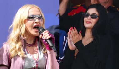 Madonna and Kylie Jenner at the 2026 FIFA World Cup Final.