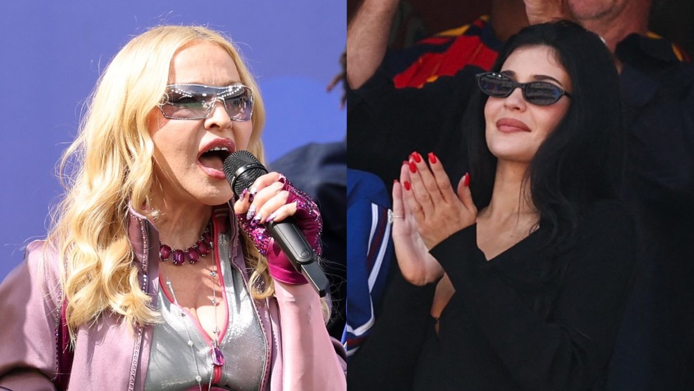 Madonna and Kylie Jenner at the 2026 FIFA World Cup Final.